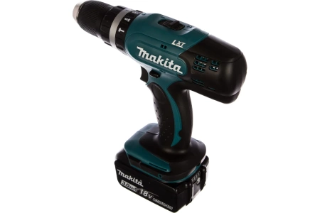Дрель ударная аккумуляторная Makita DHP453RFE (18В,Li-ion,2х3Ач,0-400\1300об\мин,42Нм,БЗП 1-13мм)