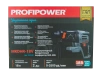Перфоратор аккумуляторный SDS-plus Profipower MKDHR-18V (18В,Li-ion,без акк.,3реж,1.9Дж,бетон 22мм)