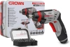 Аккумуляторная отвертка Crown CT22024 MC 3,6В, 1,5Ач, 3,5Нм, мет.коробка