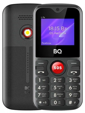 Сотовый телефон BQ 1853 Life Red+Black