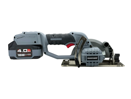 Пила дисковая аккумуляторная Profipower DHS-18V (18ВLi-ion,1х4Ач,6700об/м,диск140х20,пил42/29)