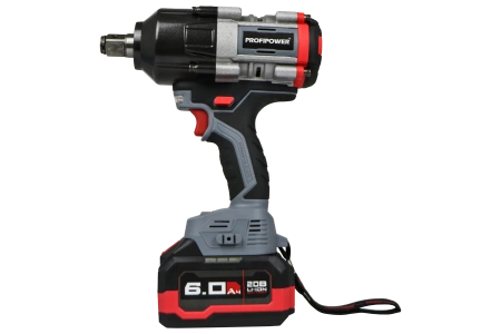 Гайковерт аккумуляторный ударный Profipower T-1200N (18В,Li-ion,1х6Ач,1200Hм,3/4" б/щ) кейс