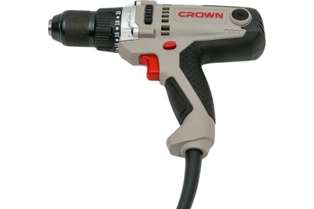 Дрель-шуруповерт сетевая Crown CT10152 420Вт, 80Нм, БЗП 2-13мм