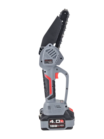 Пила цепная аккумуляторная мини Profipower MKGST-18V (18В,Li-ion,2х2Ач, шина 15см,цепь1/4х1,1х37зв)